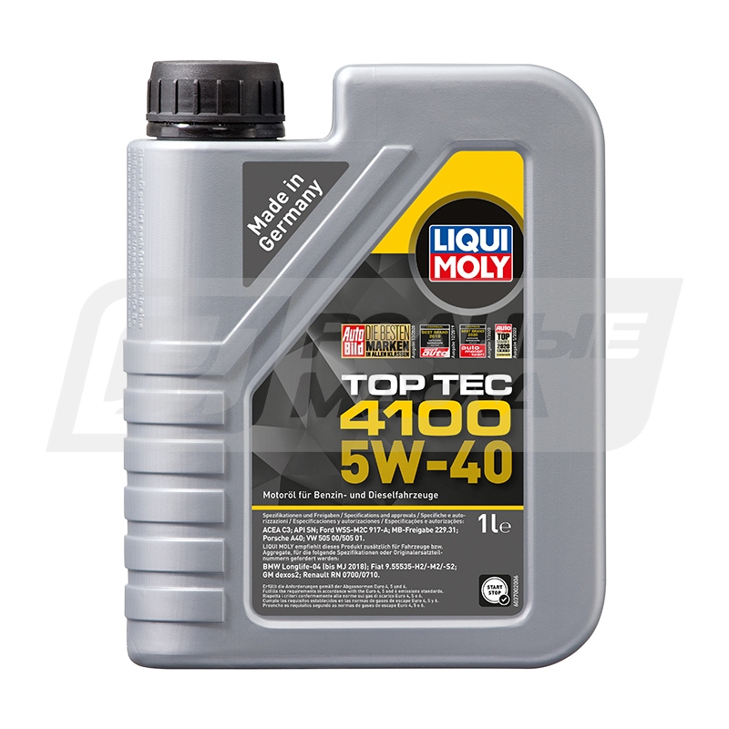 LIQUI MOLY Top Tec 4100 5W40, 1л 7500